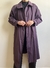 Trench coat roxo - comprar online