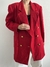 Blazer Vintage Oversized Vermelho - loja online
