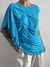Blusa Turquesa Franzidos