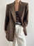 Blazer Vintage Lã Xadrez