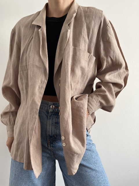 Camisa Linho Vintage
