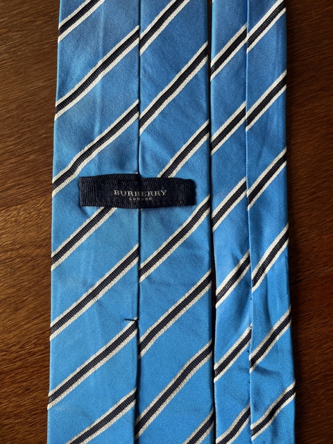 Gravata Burberry azul