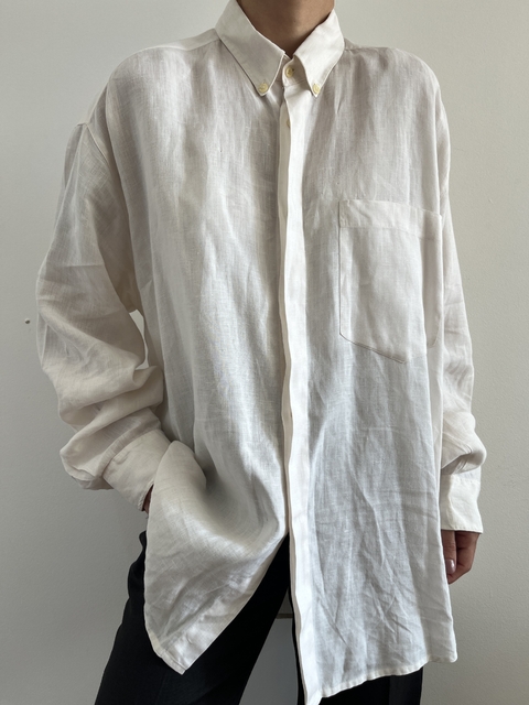 Camisa Linho Puro Vintage