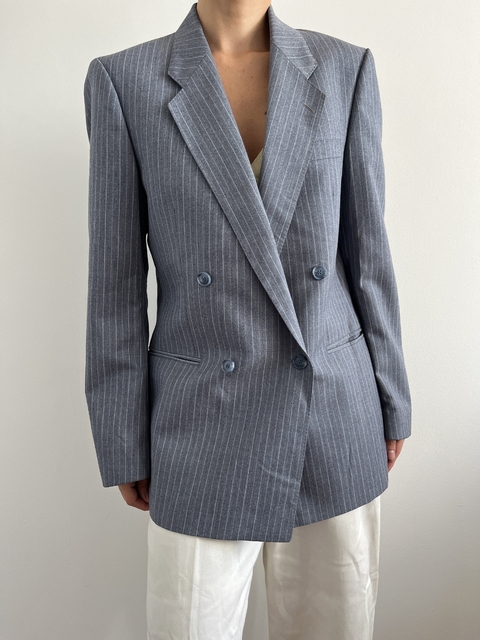 Blazer Grego Vintage Risca de Giz - comprar online
