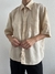 Camisa Vintage Linho Bege na internet