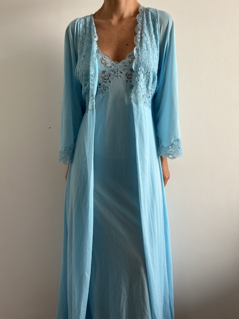 Conjunto Vintage Azul
