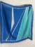 Lenço Seda Japonesa Azul - comprar online