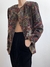 Blazer veludo estampado 80’s - loja online