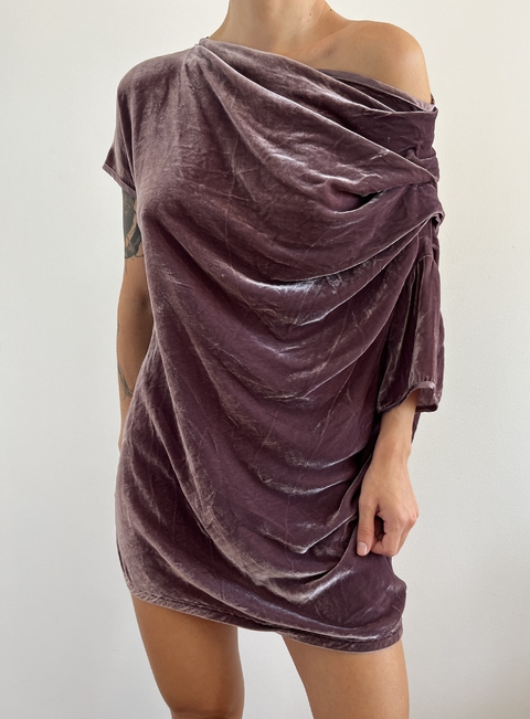 Vestido Reinaldo Lourenço Veludo - comprar online