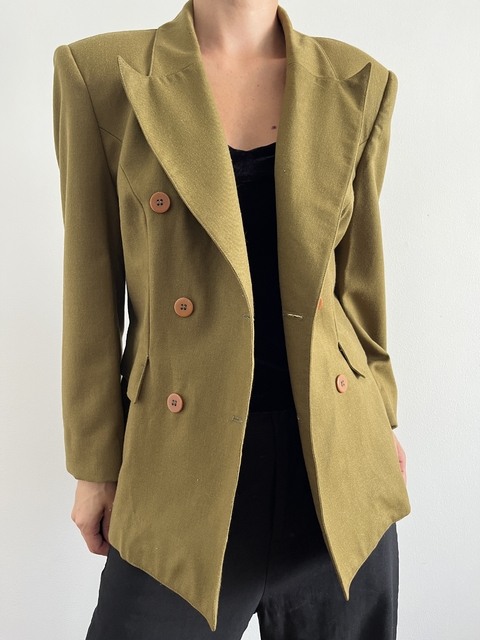 Blazer Vintage Lã Ocre (44) - comprar online