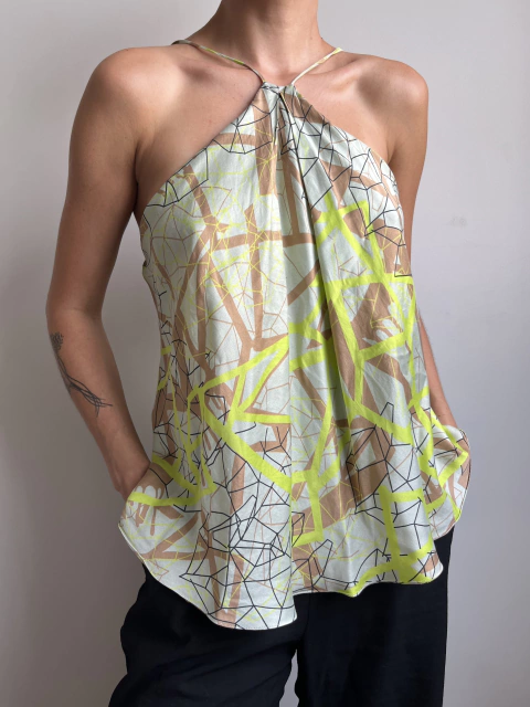 Blusa Seda Pura Animale