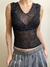 Blusa Crochê Preta (P)
