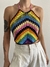 Cropped Crochê Colorido - comprar online