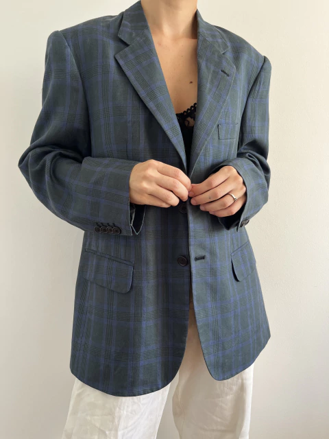 Blazer Seda Xadrez