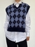 Pulôver Argyle Lã e Angorá - comprar online