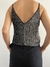 Cropped Paetê Shoulder (P) - Tordo Brechó