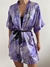 Robe Seda Roxo - comprar online