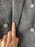 Blazer Yves Saint Laurent Xadrez