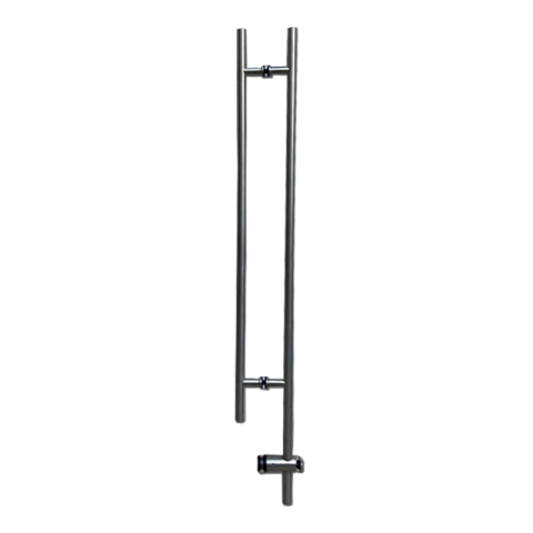 Puxador Tubular com Fechadura 25 x 1440 x 94 Inox Escovado