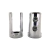 50 Suporte Fenda Longa 8 mm Para Prateleira Vidro - Cristal Bela