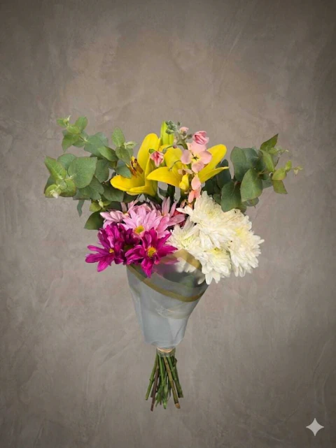 Ramos de flores de estación