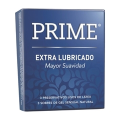 Preservativo prime extra lubricado