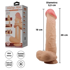 Zeus: Dildo realístico pellizcable 26 cm