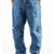 Calça cargo jeans com ajuste de cordão na cintura - comprar online
