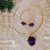 Conjunto Choker Bali Ametista Gold