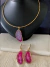 Conjunto Bali Choker e Brinco Pedra Ágata na internet