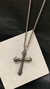 Cordão Aço Inox - Pingente Cruz Detalhada - comprar online