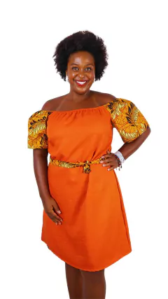 Vestido Afro Rainha Nandi na internet