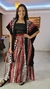 Conjunto Afro Kimono Nefertari +Saia Rainha de Saba (Promo) - Makida Moda