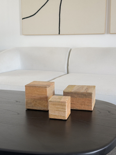 SET WOODEN LIGHT BOX - CLER
