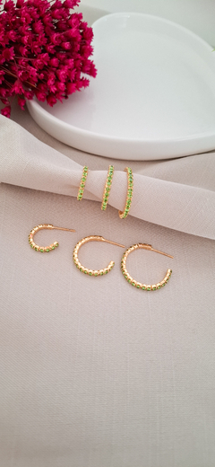 Trio de argolas Nanci