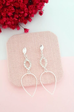 Brinco banhado a prata 925 Dina na internet