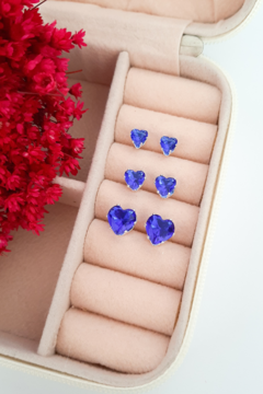 Trio Coração Azul - comprar online