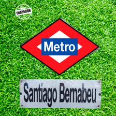 Combo - Chapa Metro Más Chapa Santiago Bernabeu