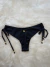 Calcinha biquíni fio duplo regulável lisa na internet
