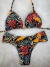 Conjunto cortininha + calcinha tanga borboleta fundo preto verão 2024/25 na internet