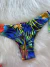 Calcinha biquíni regulável fio duplo estampa tropical ( estampa não uniforme) na internet