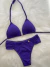 Conjunto top cortininha + calcinha tanga borboleta lisa - comprar online