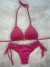 Conjunto top cortininha + calcinha regulável fio duplo lisa rosa pink na internet