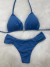Conjunto top cortininha + calcinha fio duplo borboleta azul petróleo na internet