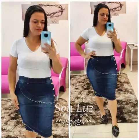Saia Jeans