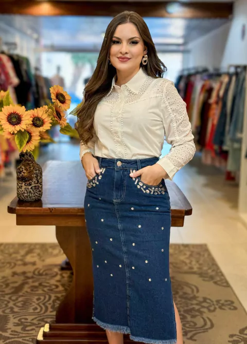 Saia Jeans Max