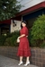 Vestido Stefany Vinho - comprar online