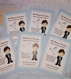 ESTAMPITAS SOUVENIR COMUNION/CONFIRMACION - ARTE IMPRENTA