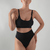 Semivedetina Almendra tiro alto Negro - comprar online