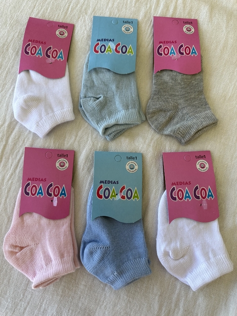 SOQUETE LISO ART4500 DE NIÑOS TALLE 1 | COA COA